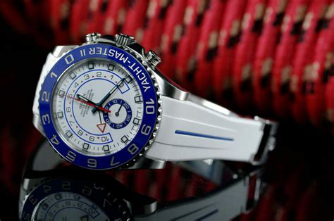 rolex yachtmaster 2 leather strap|rolex rubber strap yachtmaster.